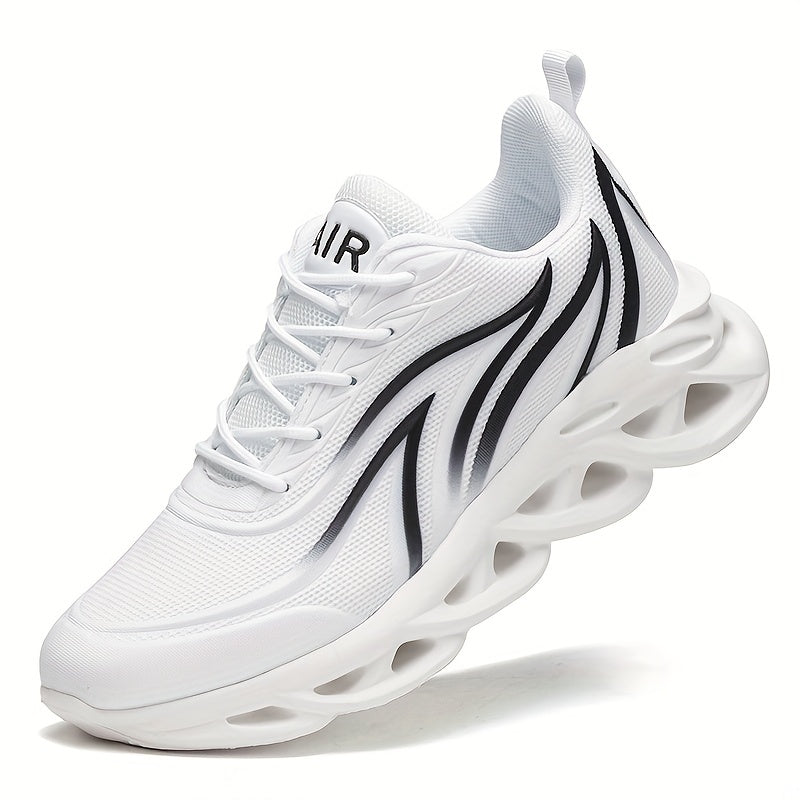 Lace-up Blade Sneakers, Lightweight Breathable Running