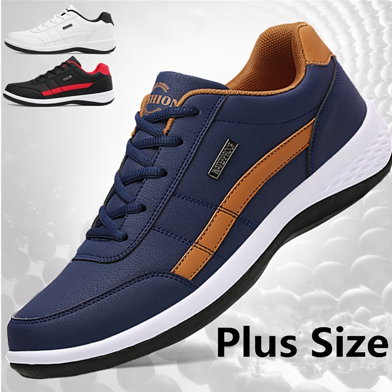 PLUS SIZE Trendy Non Slip Sneakers, Durable Soft Sole