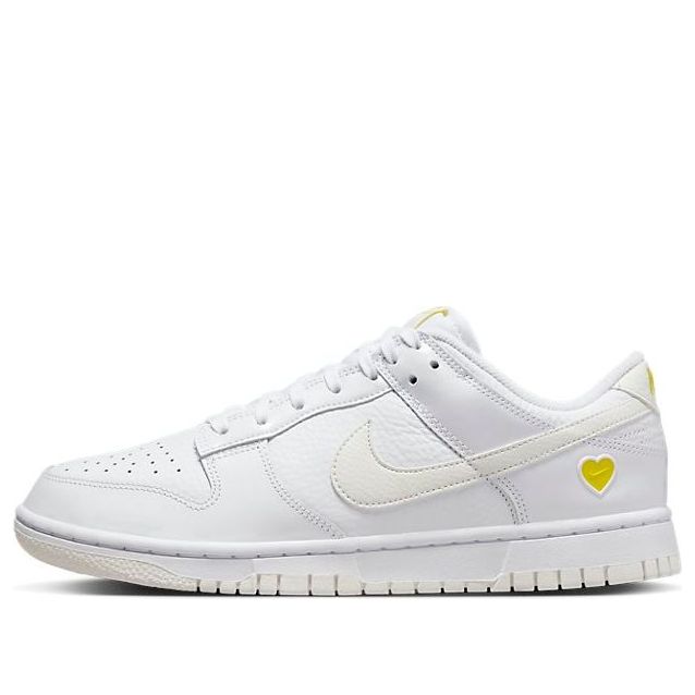 (WMNS) Nike Dunk Low 'Valentine's Day - Yellow Heart' FD0803-100 Classic Sneakers
