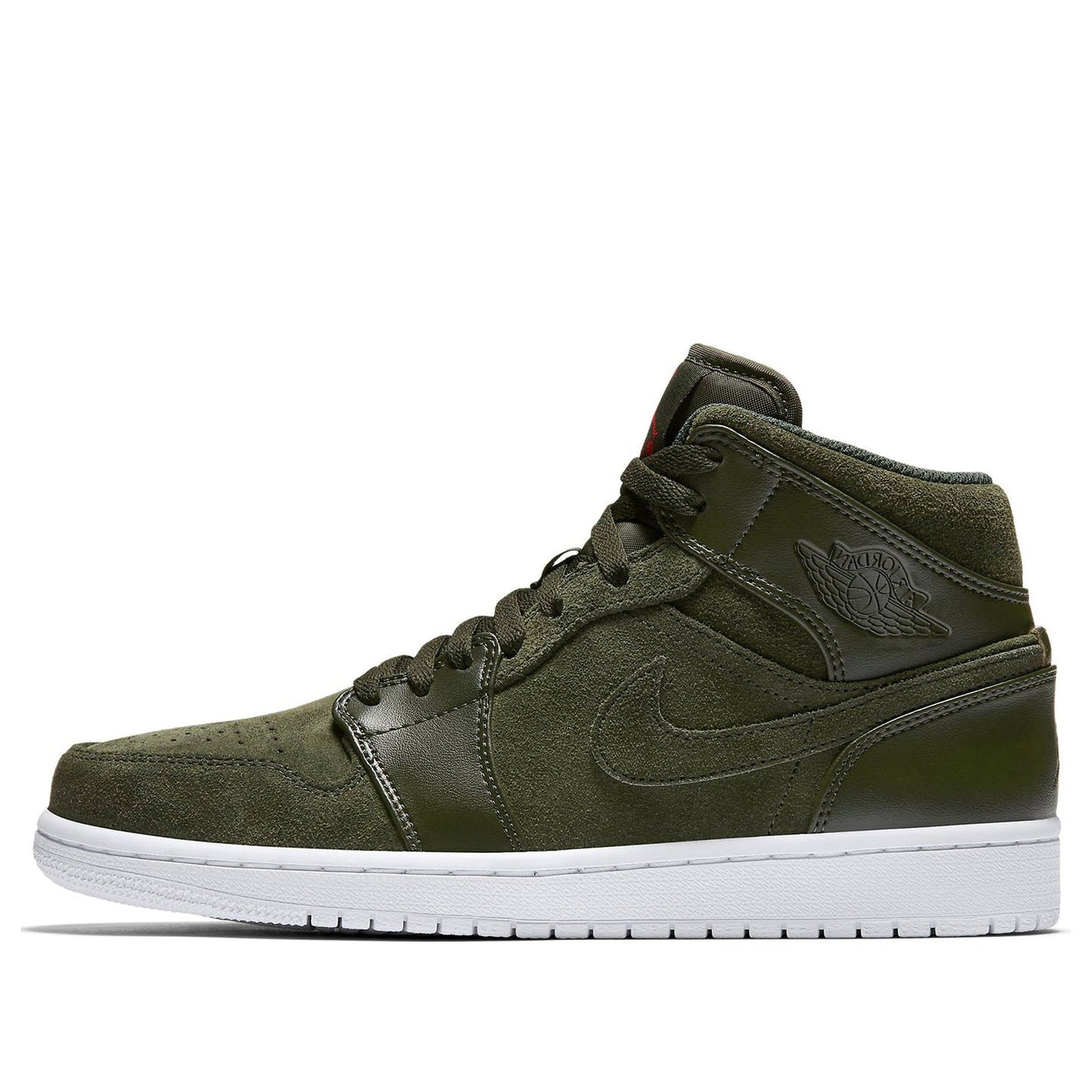 Air Jordan 1 Mid 'Sequoia Max Orange' 554724-302 Iconic Trainers